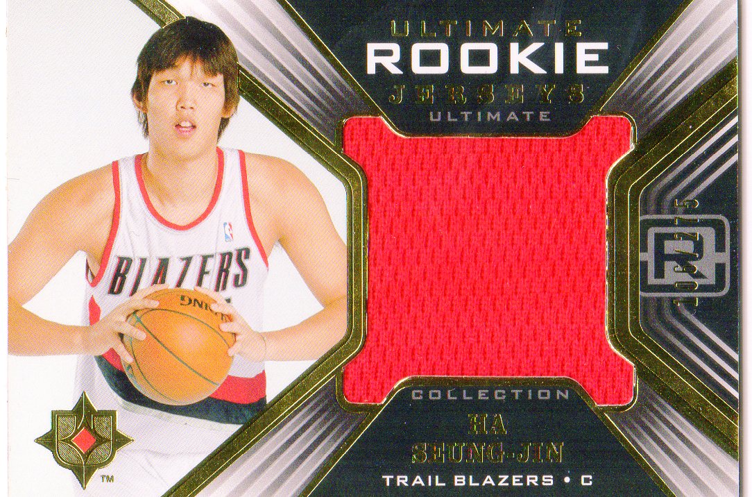2004-05 Ultimate Collection Rookie Jerseys #HS Ha Seung-Jin
