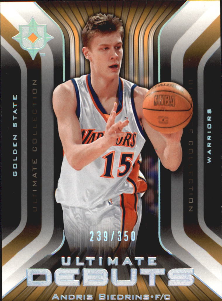 2004-05 Ultimate Collection Debuts #UD11 Andris Biedrins