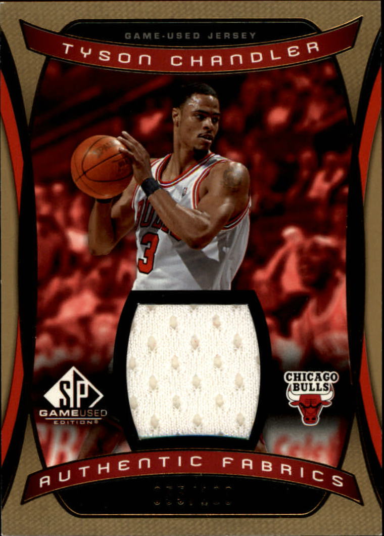 2004-05 SP Game Used Authentic Fabrics Gold #TC Tyson Chandler