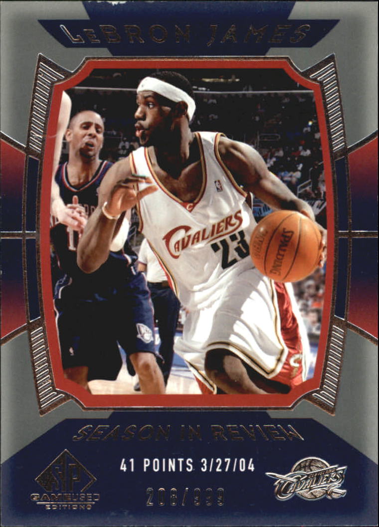 2004-05 SP Game Used #162 LeBron James SIR