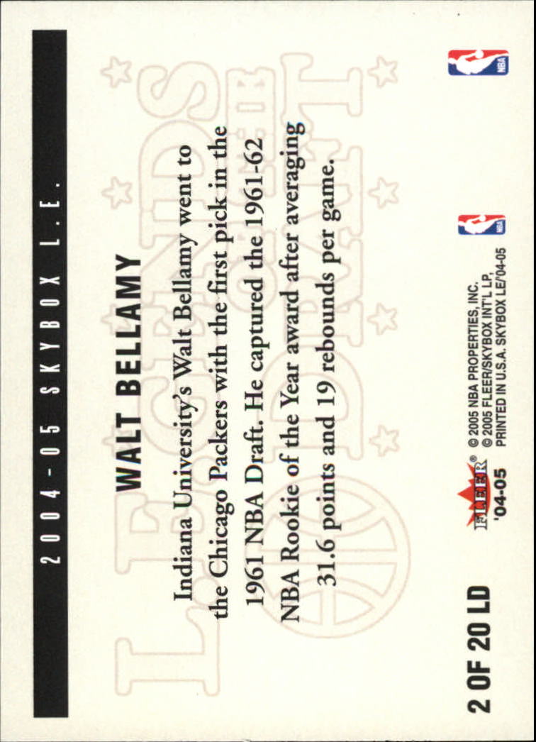 Sports Card Back