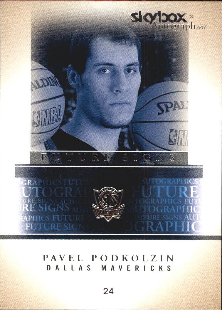 2004-05 SkyBox Autographics Future Signs #3 Pavel Podkolzin