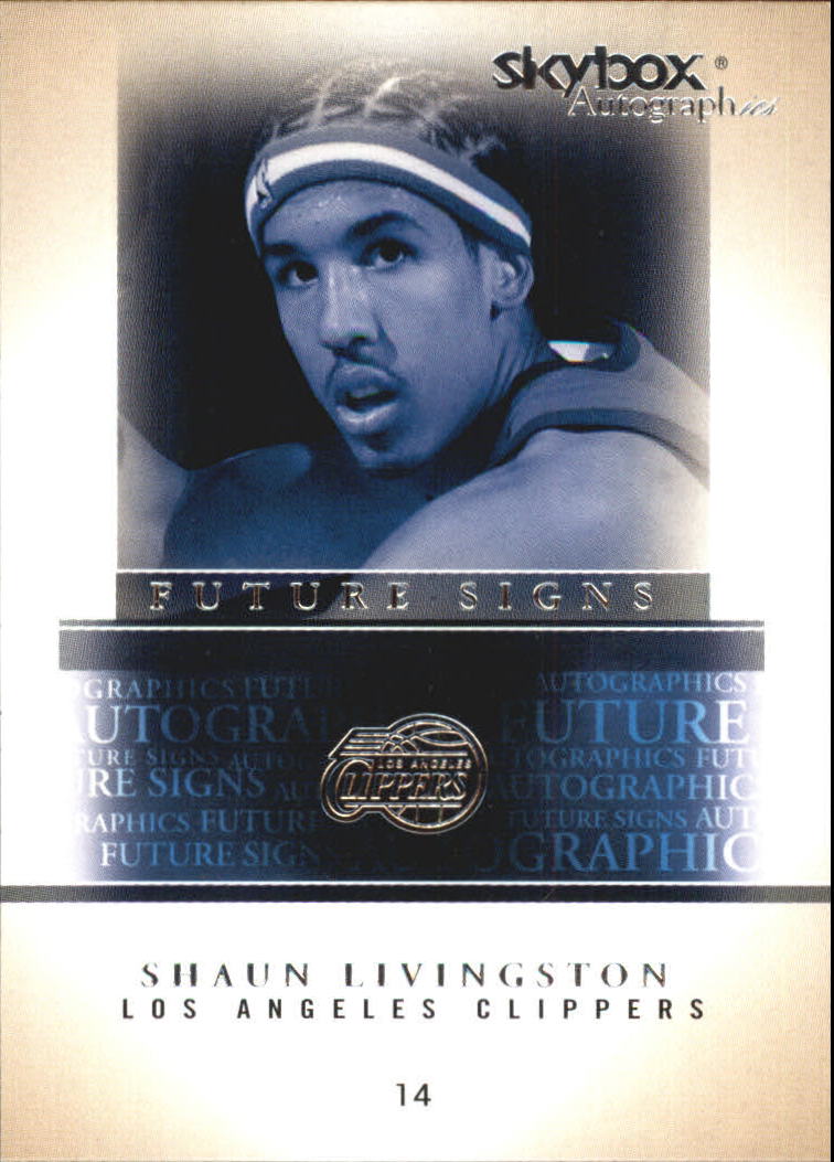 2004-05 SkyBox Autographics Future Signs #5 Shaun Livingston