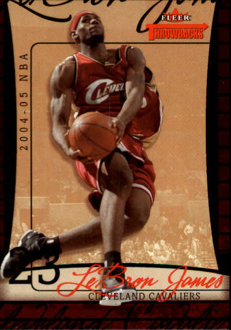 2004-05 Fleer Throwbacks #23 LeBron James