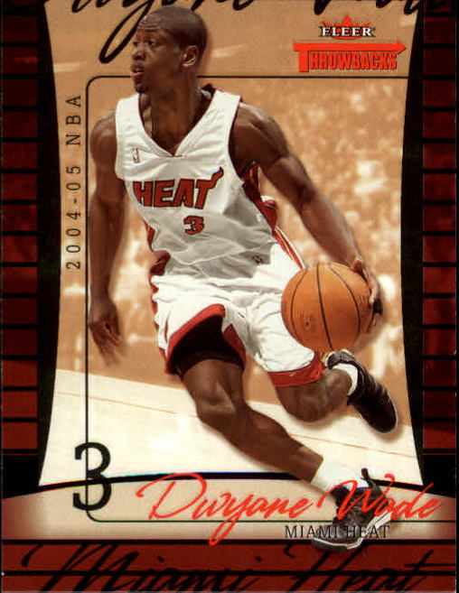 2004-05 Fleer Throwbacks #54 Dwyane Wade