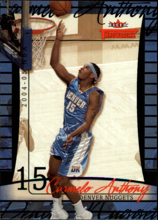 2004-05 Fleer Throwbacks #55 Carmelo Anthony