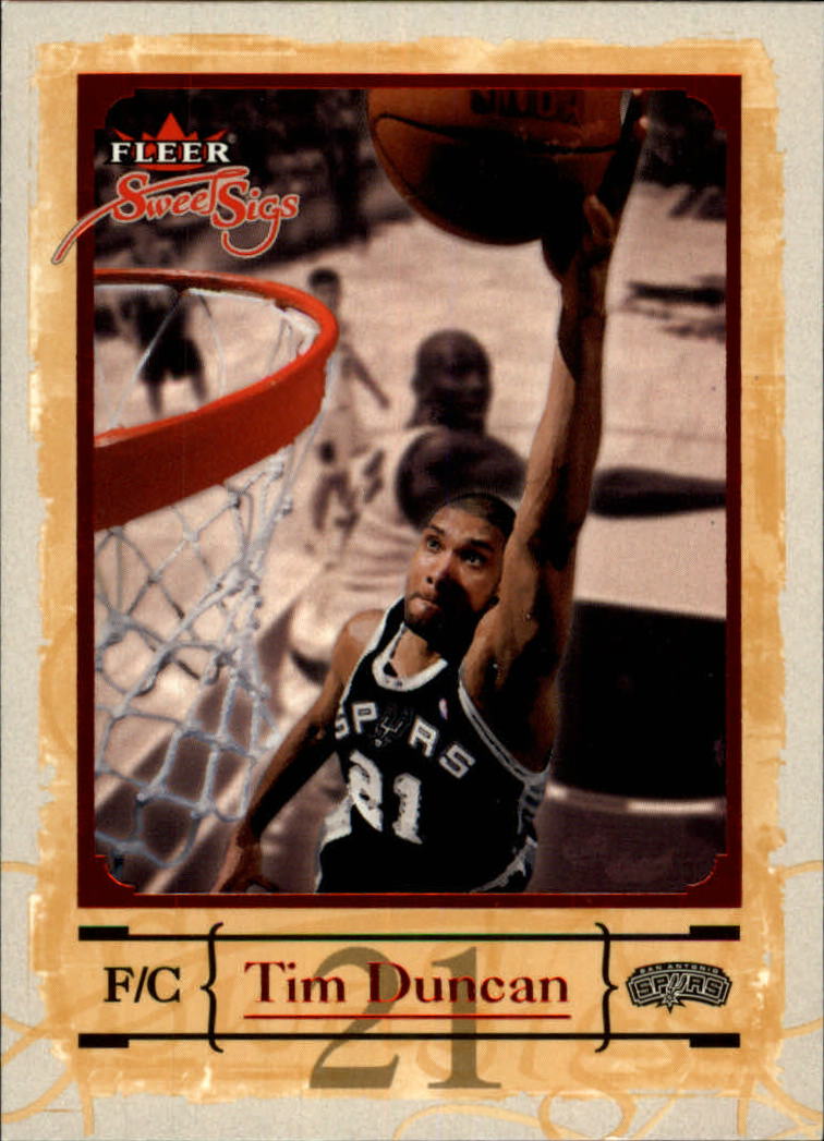 2004-05 Fleer Sweet Sigs #53 Tim Duncan