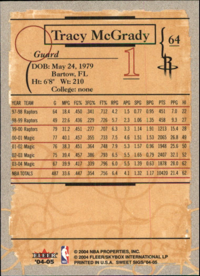 Tracy McGrady cards (1998-2021) Magic Raptors Rockets - You Choose - Picture 176 of 275