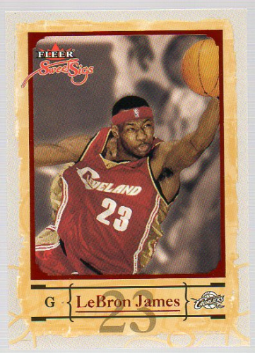 2004-05 Fleer Sweet Sigs #75 LeBron James