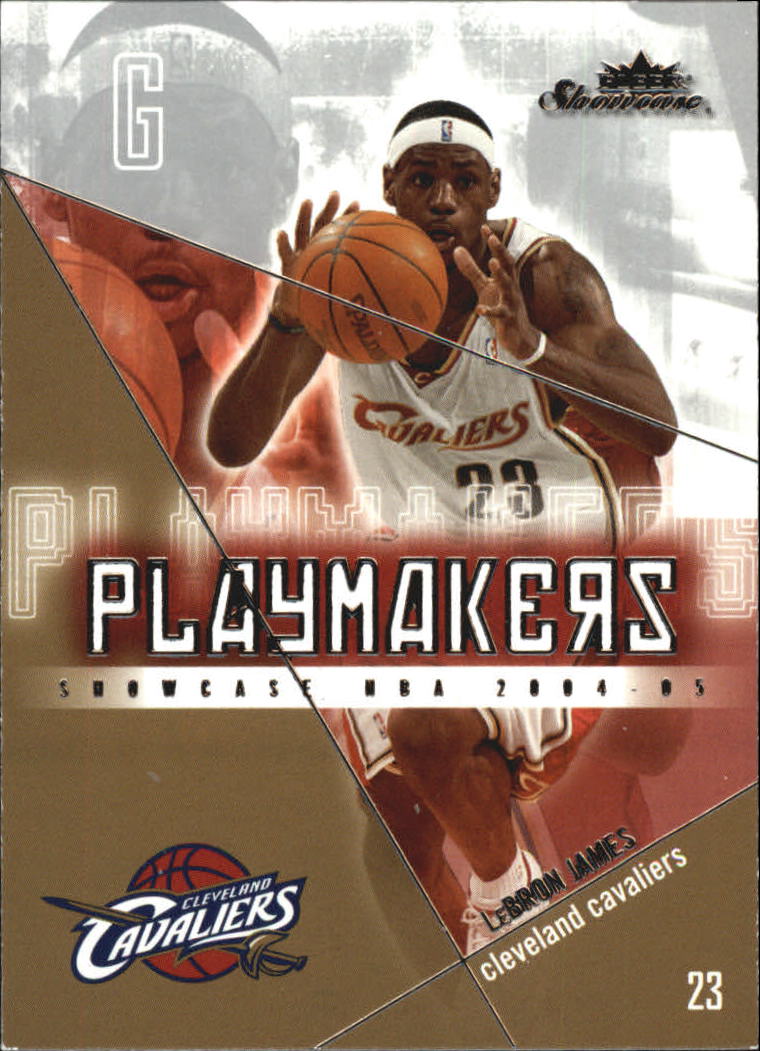 2004-05 Fleer Showcase Playmakers #12 LeBron James