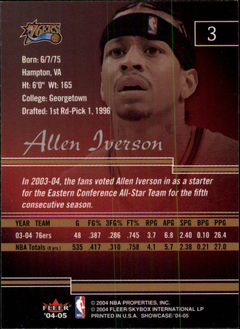 Allen Iverson cards (1997-2021) 76ers Nuggets - You Choose - Bild 151 von 228