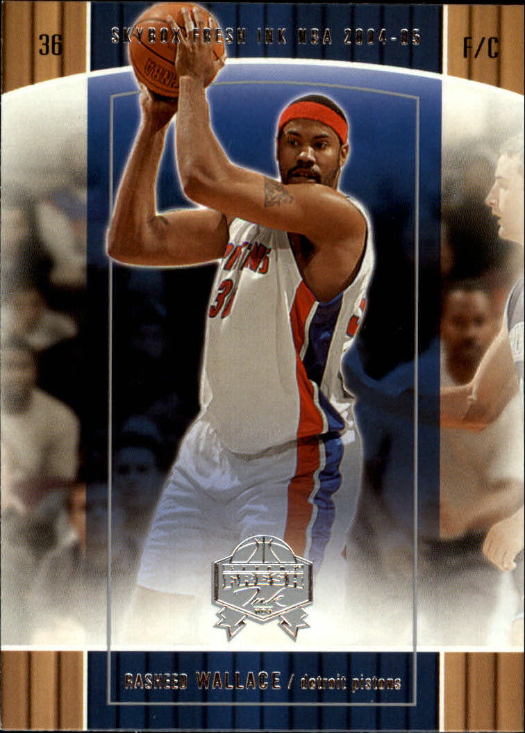 2004-05 Skybox Fresh Ink #9 Rasheed Wallace