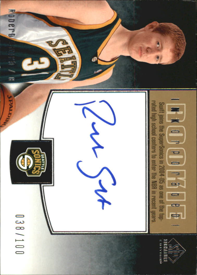 2004-05 SP Signature Edition Rookies INKorporated #RS Robert Swift