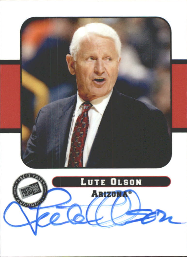 2005 Press Pass Autographs #LO Lute Olsen SP