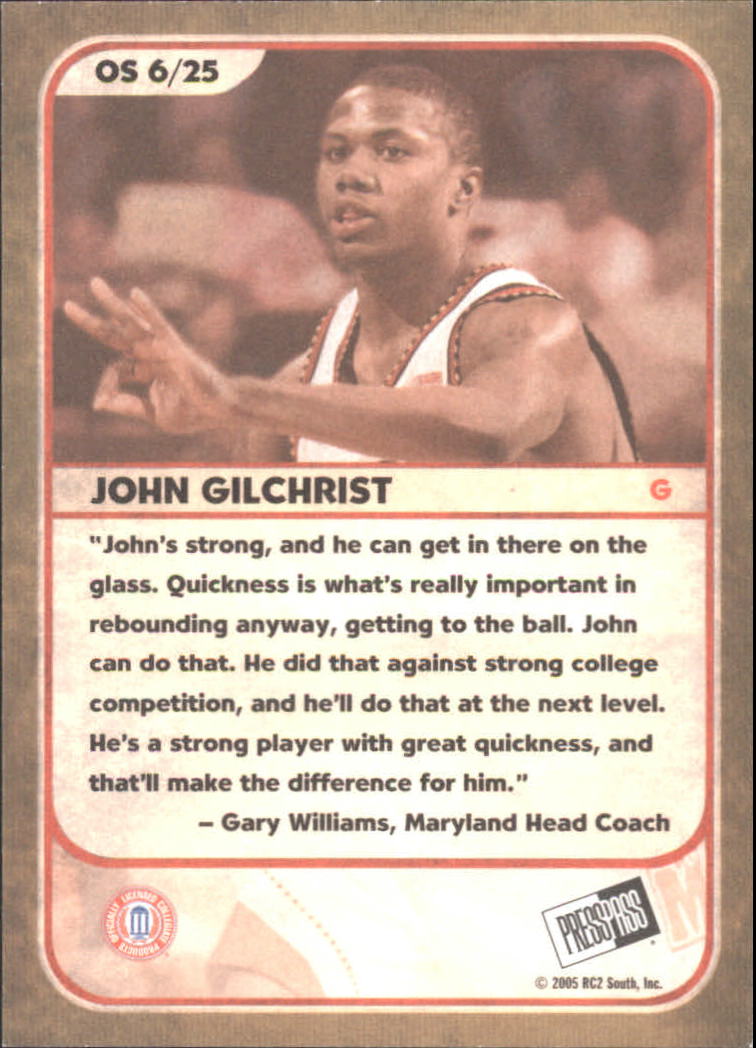 2005 Press Pass Basketball "Old School" Insert Cards - Picture 13 of 51