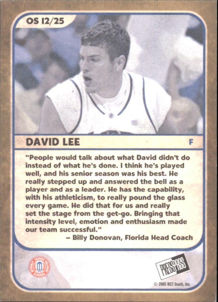 2005 Press Pass Basketball "Old School" Insert Cards - Picture 25 of 51