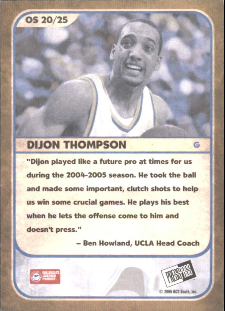2005 Press Pass Basketball "Old School" Insert Cards - Picture 41 of 51