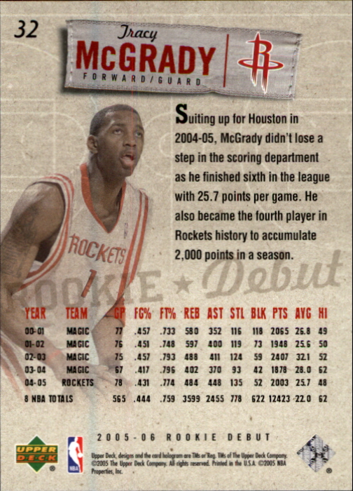 Tracy McGrady cards (1998-2021) Magic Raptors Rockets - You Choose - Picture 209 of 275