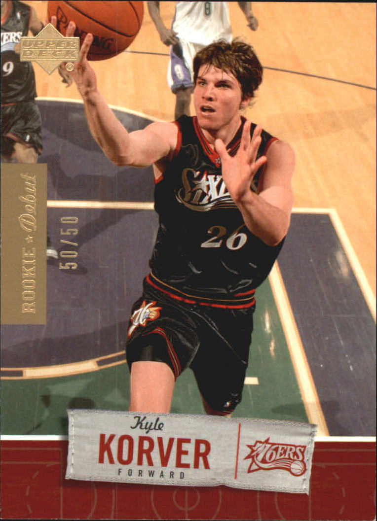 2005-06 Upper Deck Rookie Debut Gold #72 Kyle Korver