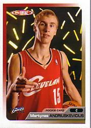 2005-06 Topps Total #240 Martynas Andriuskevicius RC
