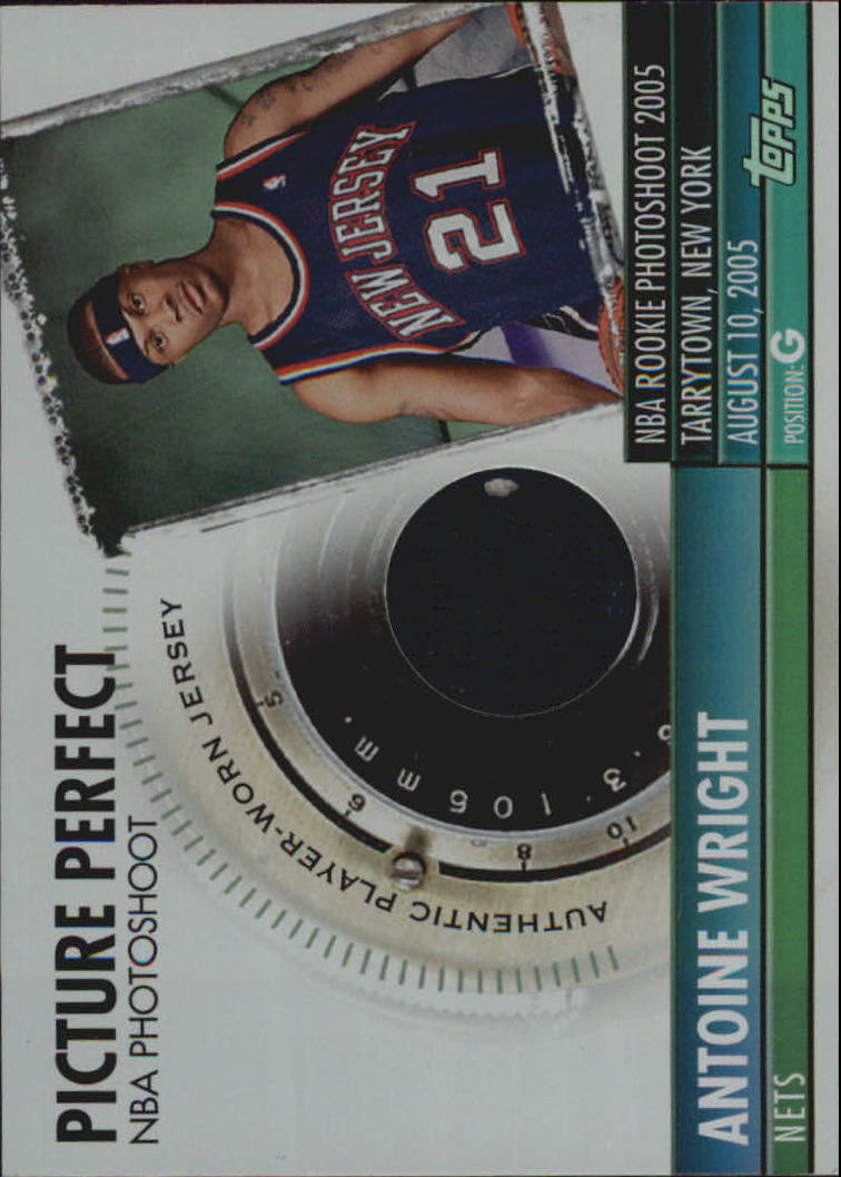 2005-06 Topps Big Game Picture Perfect Relics #AW Antoine Wright JSY