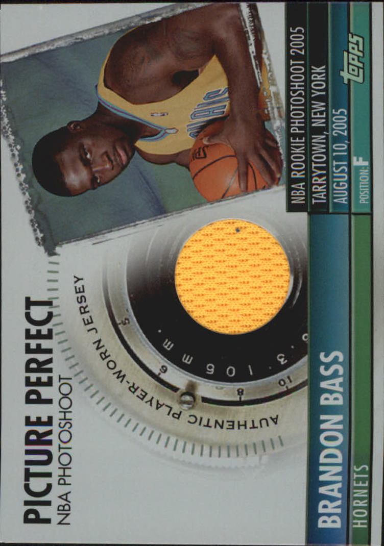 2005-06 Topps Big Game Picture Perfect Relics #BB Brandon Bass JSY
