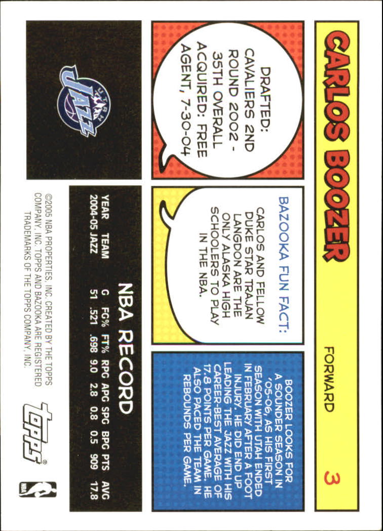 B6670- 2005-06 Bazooka Bk Card #s 1-220 +Inserts -You Pick- 15+ FREE US SHIP - Picture 7 of 441