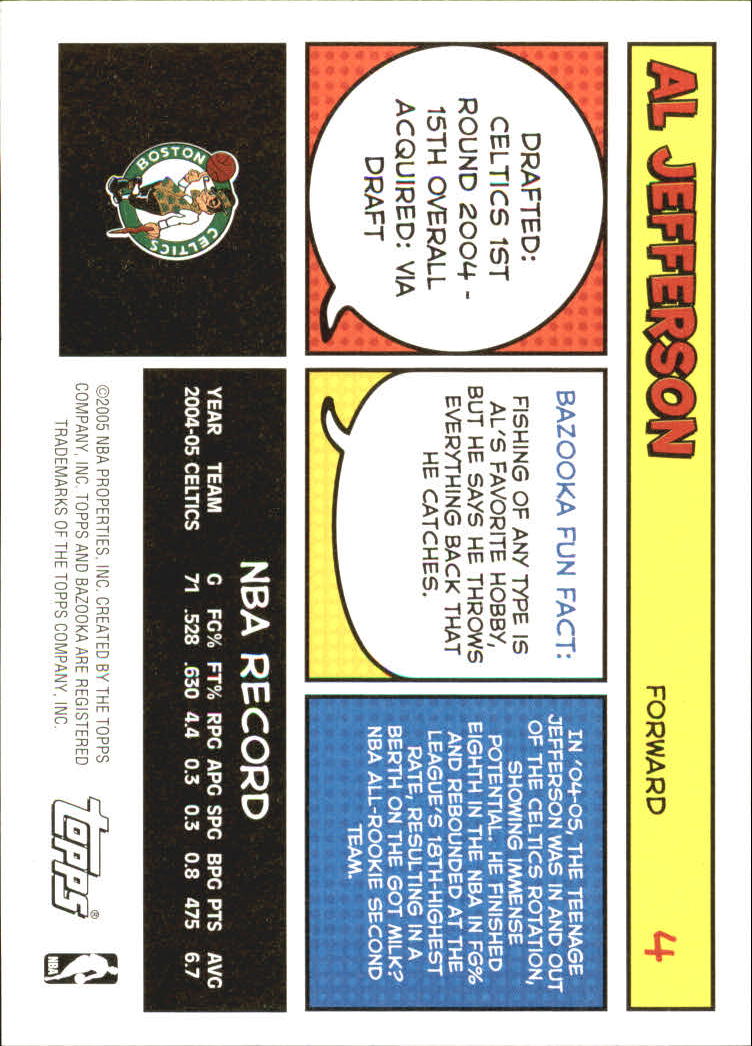 B6670- 2005-06 Bazooka Bk Card #s 1-220 +Inserts -You Pick- 15+ FREE US SHIP - Picture 9 of 441
