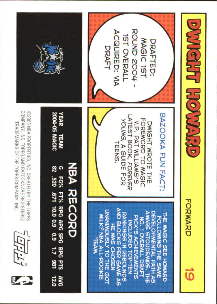 B6670- 2005-06 Bazooka Bk Card #s 1-220 +Inserts -You Pick- 15+ FREE US SHIP - Picture 37 of 441
