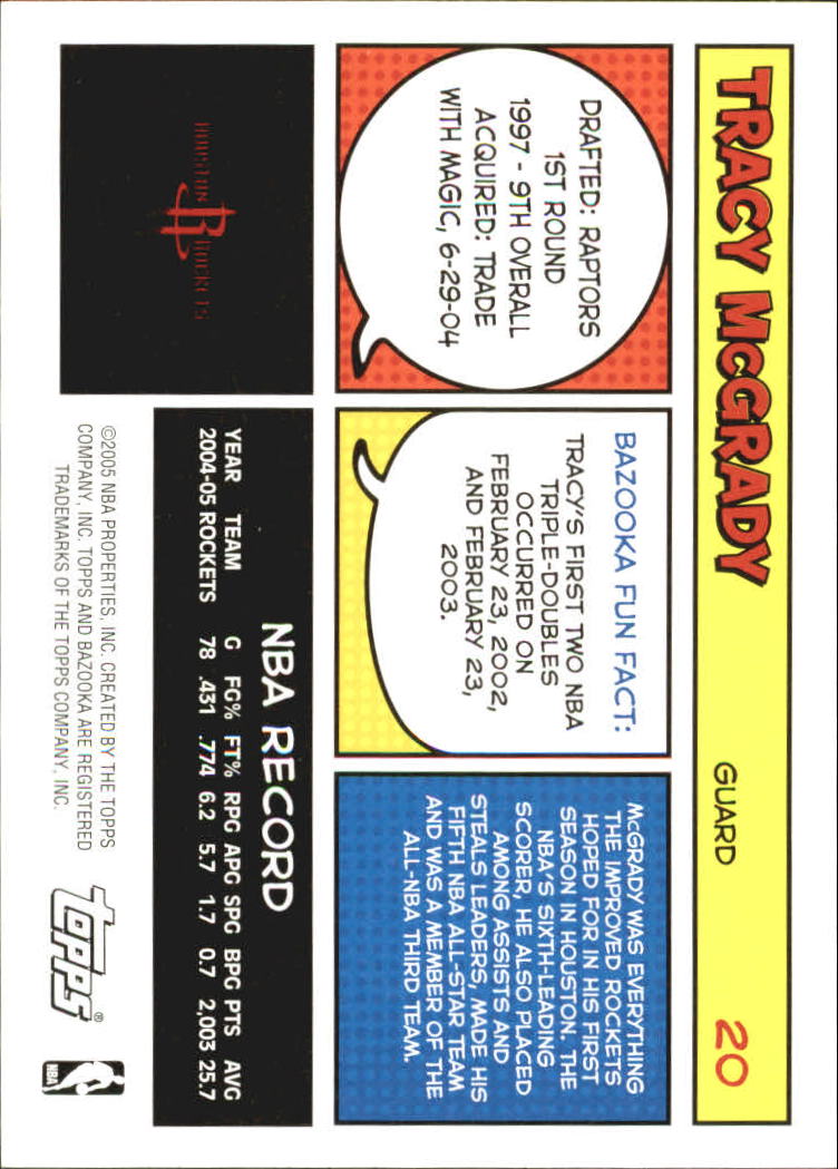 B6670- 2005-06 Bazooka Bk Card #s 1-220 +Inserts -You Pick- 15+ FREE US SHIP - Picture 39 of 441