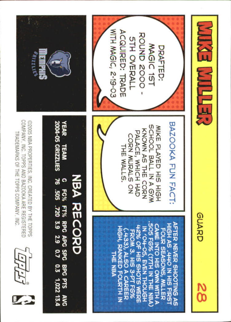 B6670- 2005-06 Bazooka Bk Card #s 1-220 +Inserts -You Pick- 15+ FREE US SHIP - Picture 55 of 441