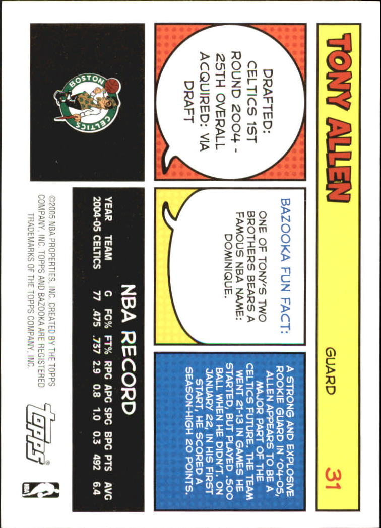 B6670- 2005-06 Bazooka Bk Card #s 1-220 +Inserts -You Pick- 15+ FREE US SHIP - Picture 61 of 441