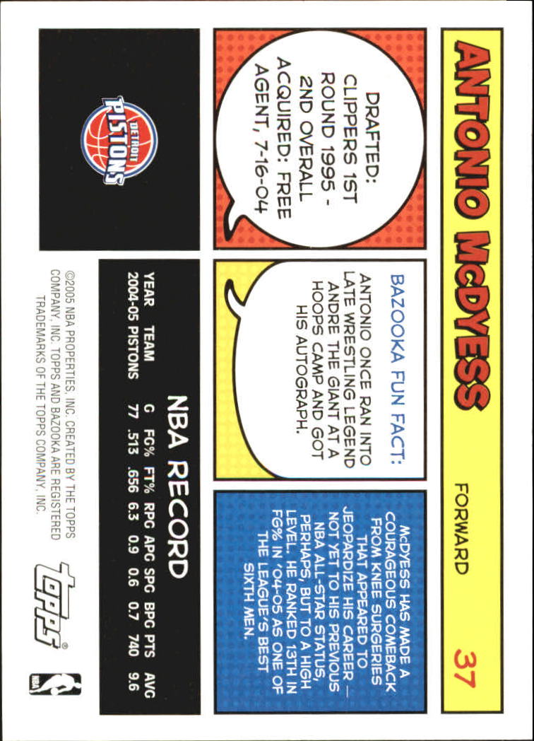 B6670- 2005-06 Bazooka Bk Card #s 1-220 +Inserts -You Pick- 15+ FREE US SHIP - Picture 73 of 441