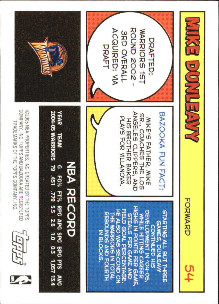 B6670- 2005-06 Bazooka Bk Card #s 1-220 +Inserts -You Pick- 15+ FREE US SHIP - Picture 105 of 441