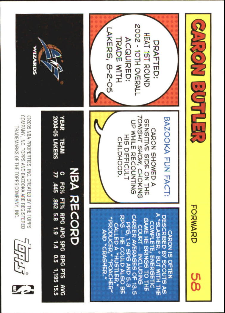 B6670- 2005-06 Bazooka Bk Card #s 1-220 +Inserts -You Pick- 15+ FREE US SHIP - Picture 113 of 441