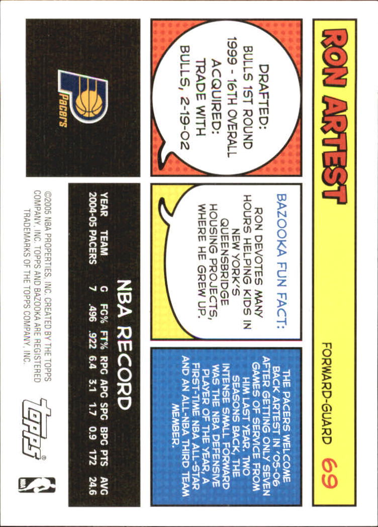 B6670- 2005-06 Bazooka Bk Card #s 1-220 +Inserts -You Pick- 15+ FREE US SHIP - Picture 135 of 441