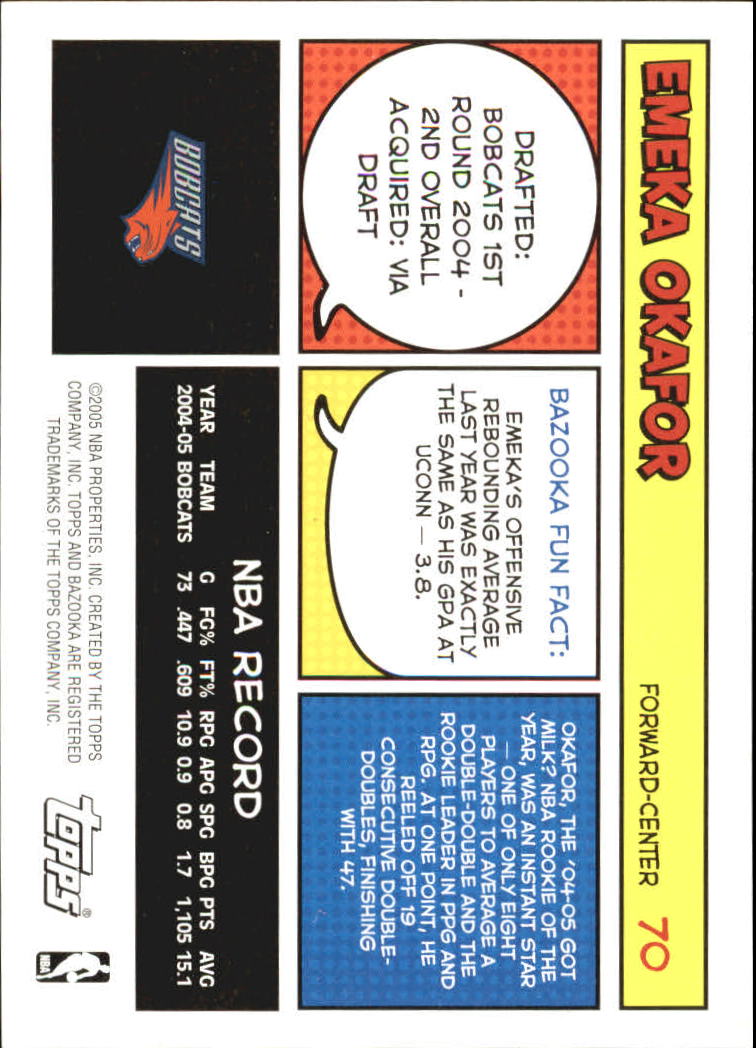 B6670- 2005-06 Bazooka Bk Card #s 1-220 +Inserts -You Pick- 15+ FREE US SHIP - Picture 137 of 441