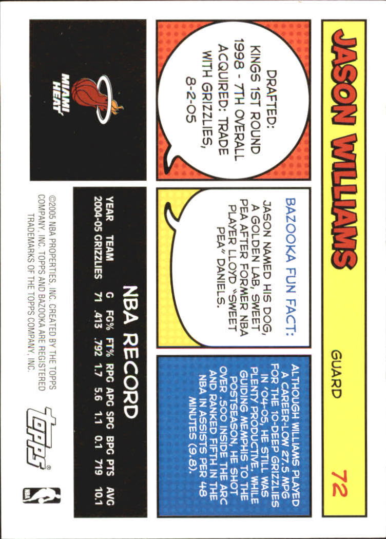 B6670- 2005-06 Bazooka Bk Card #s 1-220 +Inserts -You Pick- 15+ FREE US SHIP - Picture 141 of 441
