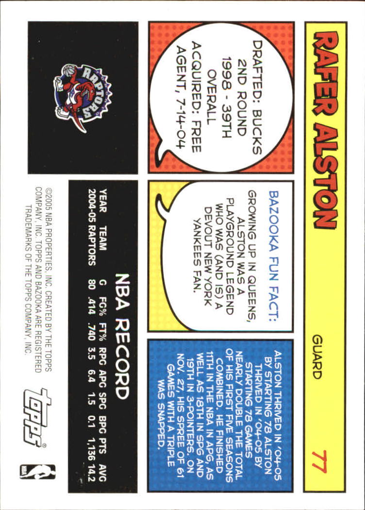 B6670- 2005-06 Bazooka Bk Card #s 1-220 +Inserts -You Pick- 15+ FREE US SHIP - Picture 151 of 441