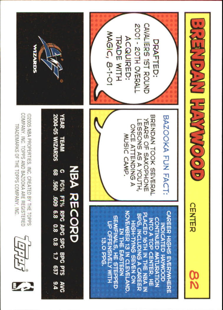 B6670- 2005-06 Bazooka Bk Card #s 1-220 +Inserts -You Pick- 15+ FREE US SHIP - Picture 161 of 441