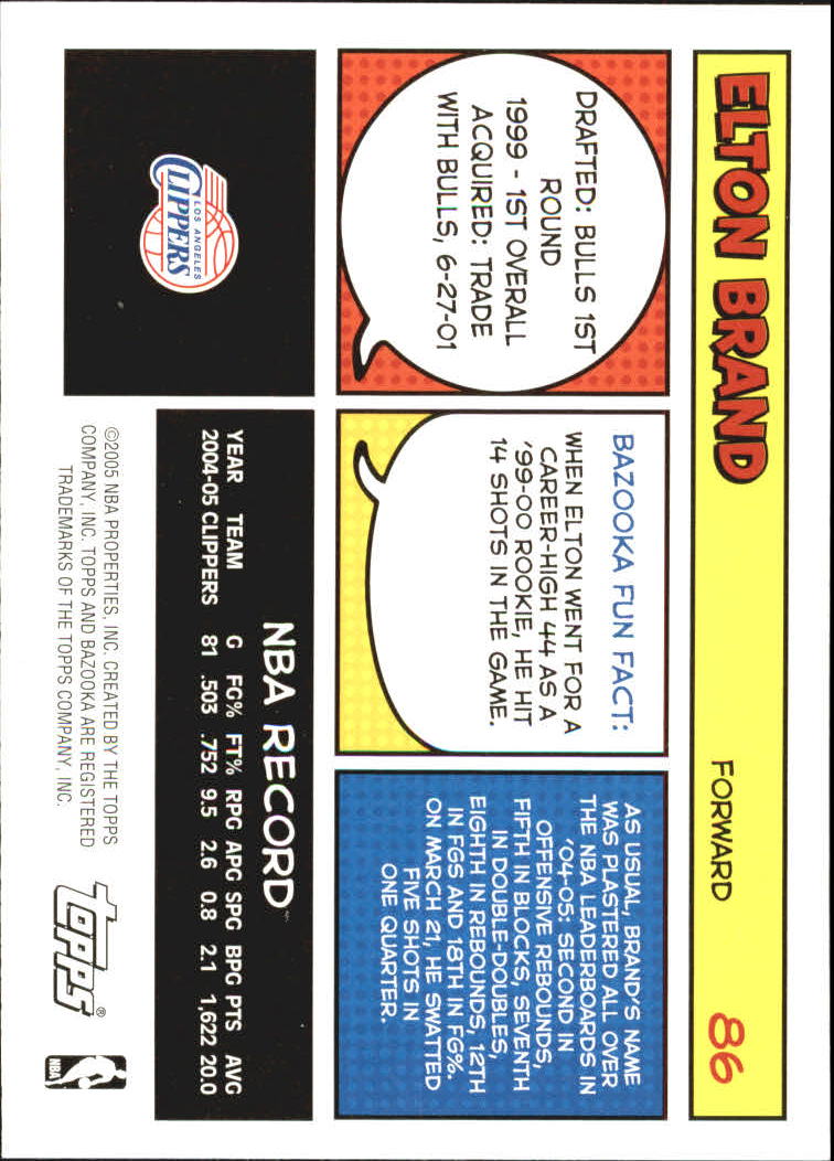 B6670- 2005-06 Bazooka Bk Card #s 1-220 +Inserts -You Pick- 15+ FREE US SHIP - Picture 169 of 441