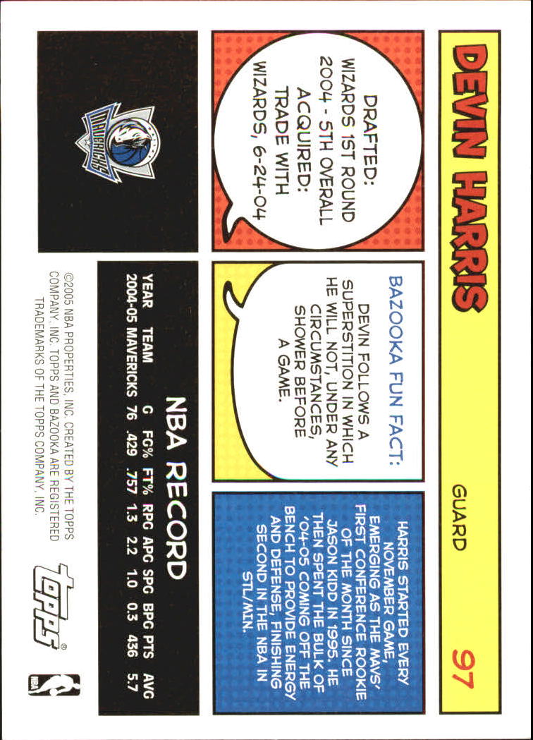 B6670- 2005-06 Bazooka Bk Card #s 1-220 +Inserts -You Pick- 15+ FREE US SHIP - Picture 191 of 441
