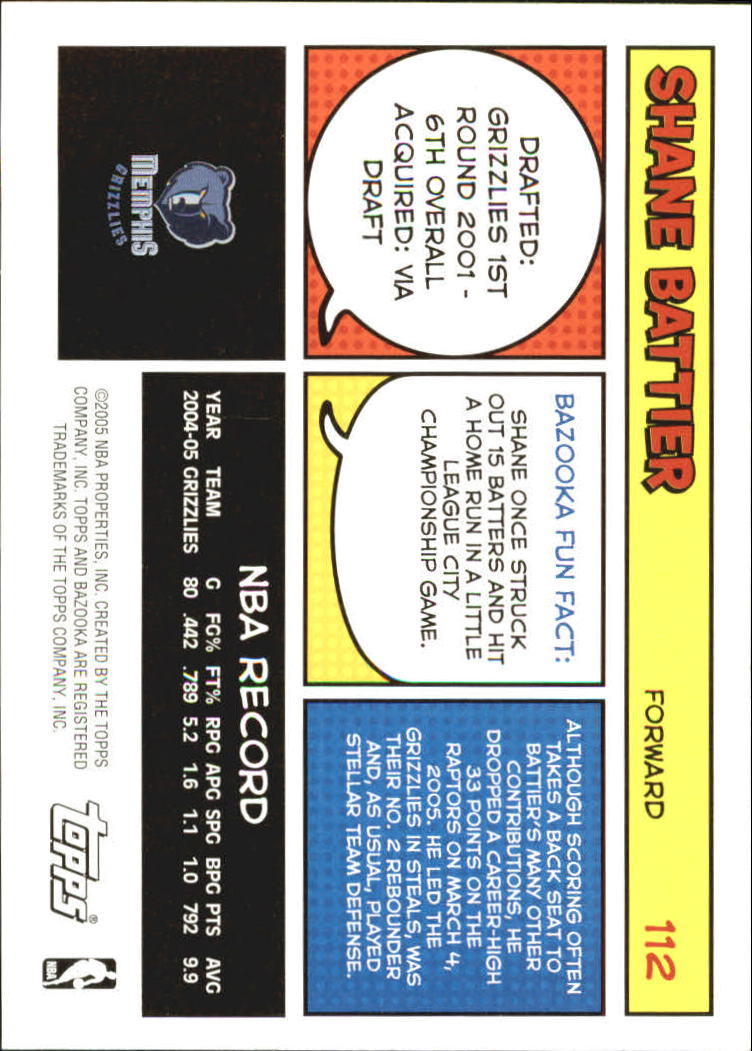 B6670- 2005-06 Bazooka Bk Card #s 1-220 +Inserts -You Pick- 15+ FREE US SHIP - Picture 221 of 441