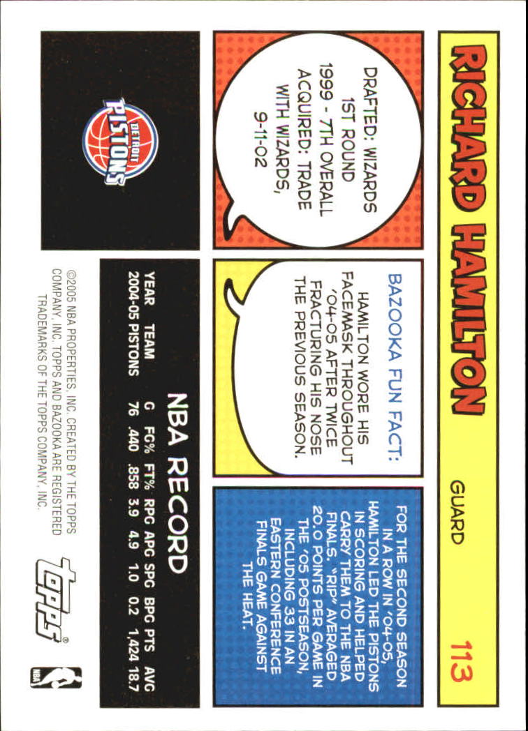 B6670- 2005-06 Bazooka Bk Card #s 1-220 +Inserts -You Pick- 15+ FREE US SHIP - Picture 223 of 441