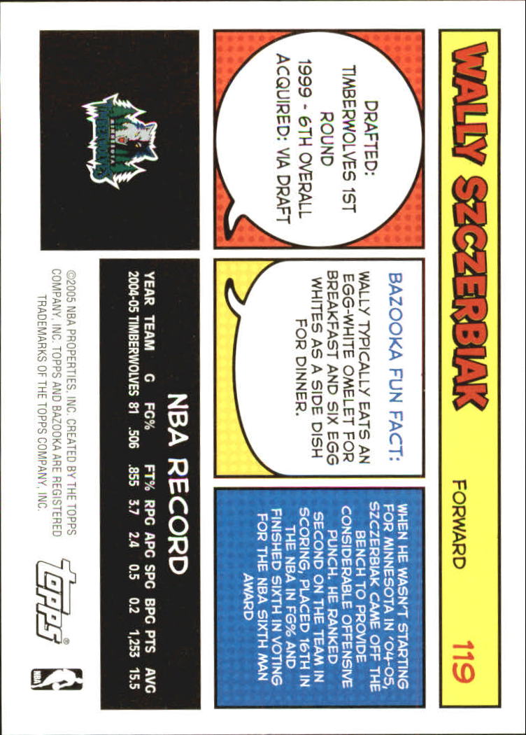 B6670- 2005-06 Bazooka Bk Card #s 1-220 +Inserts -You Pick- 15+ FREE US SHIP - Picture 235 of 441