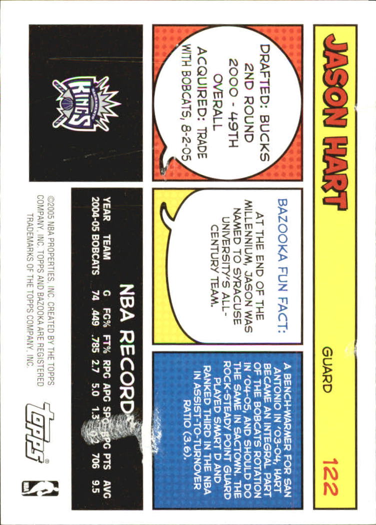 B6670- 2005-06 Bazooka Bk Card #s 1-220 +Inserts -You Pick- 15+ FREE US SHIP - Picture 241 of 441