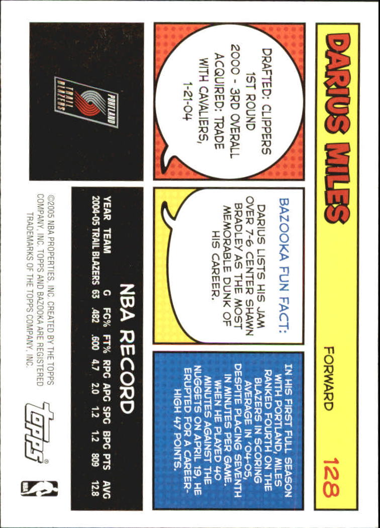 B6670- 2005-06 Bazooka Bk Card #s 1-220 +Inserts -You Pick- 15+ FREE US SHIP - Picture 253 of 441