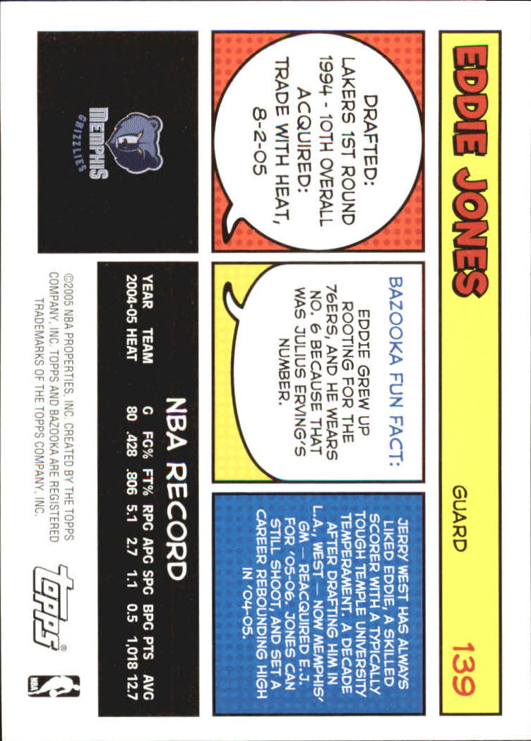 B6670- 2005-06 Bazooka Bk Card #s 1-220 +Inserts -You Pick- 15+ FREE US SHIP - Picture 275 of 441