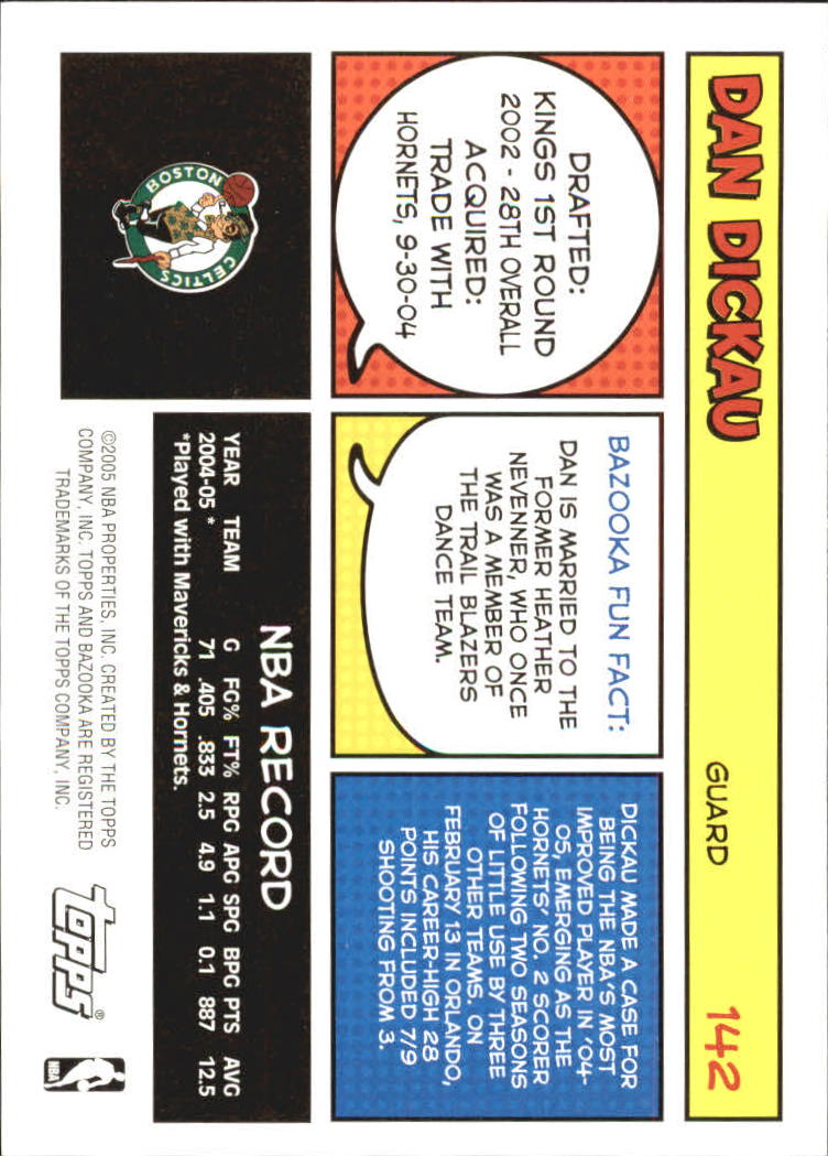 B6670- 2005-06 Bazooka Bk Card #s 1-220 +Inserts -You Pick- 15+ FREE US SHIP - Picture 281 of 441