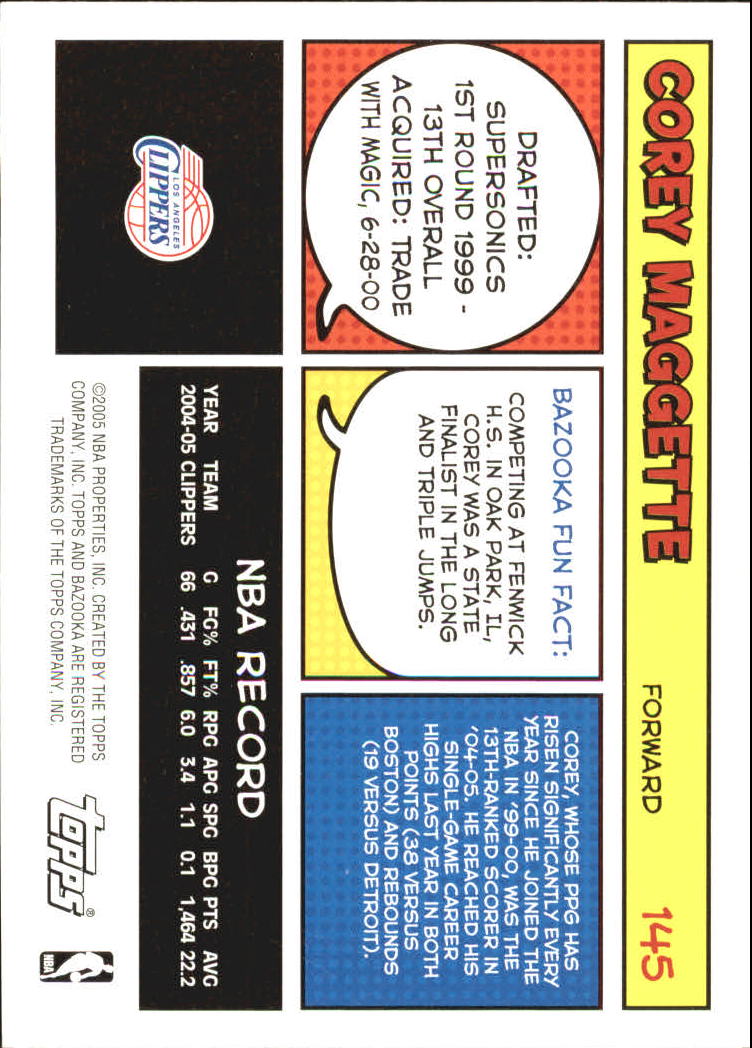 B6670- 2005-06 Bazooka Bk Card #s 1-220 +Inserts -You Pick- 15+ FREE US SHIP - Picture 287 of 441